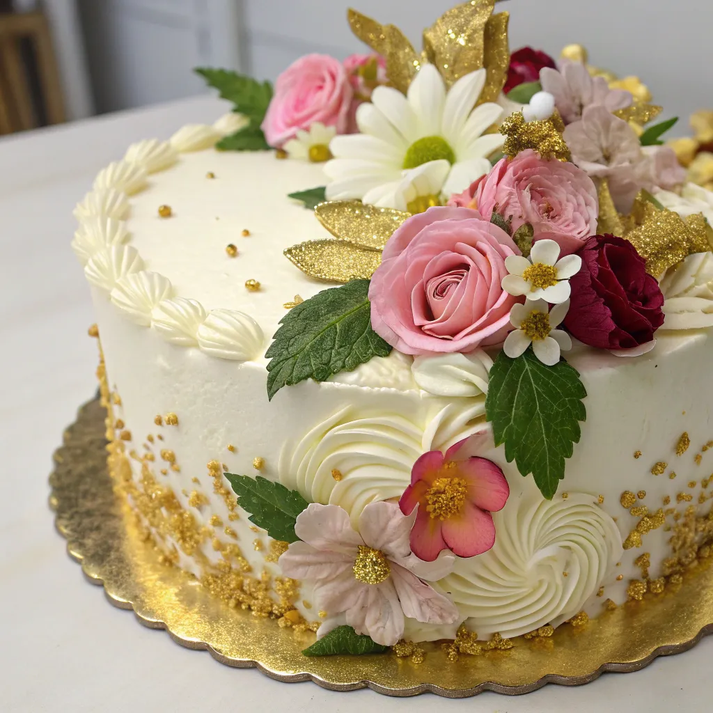 Exquisite cake decoration results